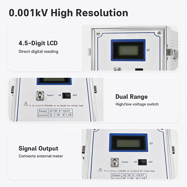 200kv RC AC/DC High Voltage Divider HVDC Testing Equipment with Dry Insulating Medium