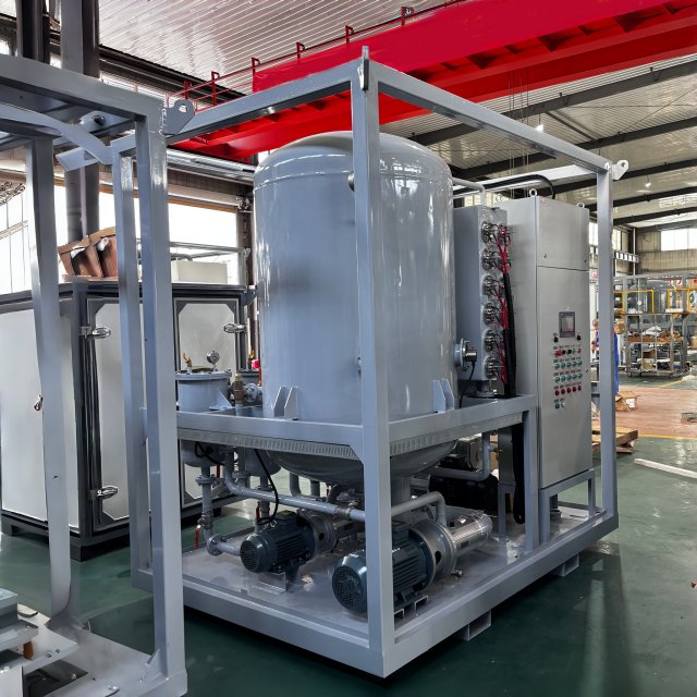 1800L/H Enclosed Type 0.5 Micron Transformer Oil Filtration Machine Explosion Proof 
