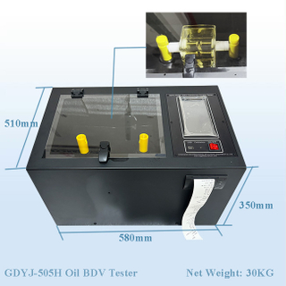 Colorful Touch Screen ASTM D1816 Transformer Oil Breakdown Voltage Tester BDV Oil Testing Machine