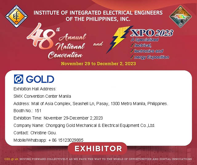 IIEE 3E XPO 2023 And The 48th Annual National Convention Will Be Held in Manila,Philippines 