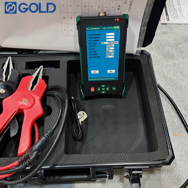 Ultra-long 10h Standby Battery Internal Resistance Tester Data Logging Battery Checker