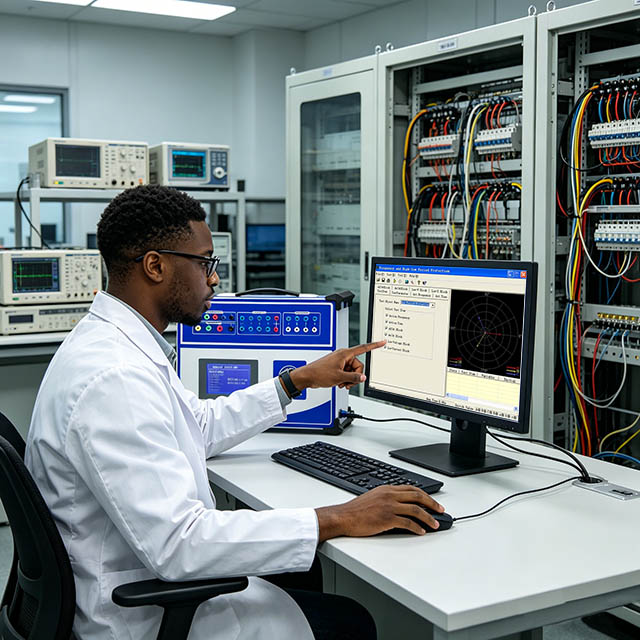 High Precision Microcomputer Relay Protection Tester And Relay Protection Calibrator