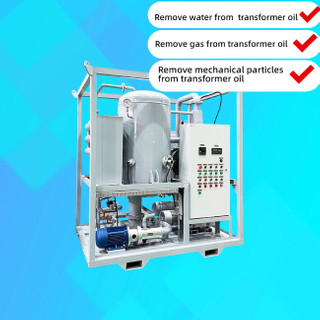 Transformer Oil Maintenance 5000LPH Double Stages Transformer Oil Degasifier
