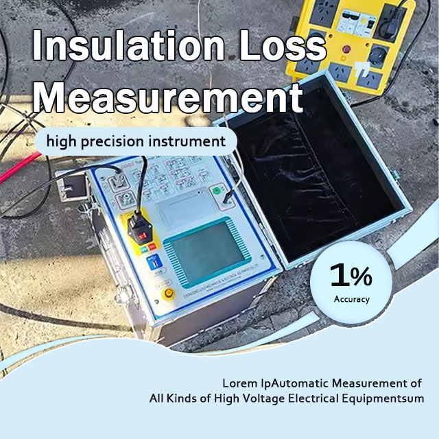 1% Accuracy Automatic Abnormal Frequency Power Dielectric Loss Analyzer Transformer Tan Delta And Power Factor Tester