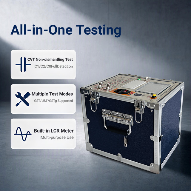 Anti-interference Variable Frequency Transformer Tan Delta Tester for Insulating Sleeve Test