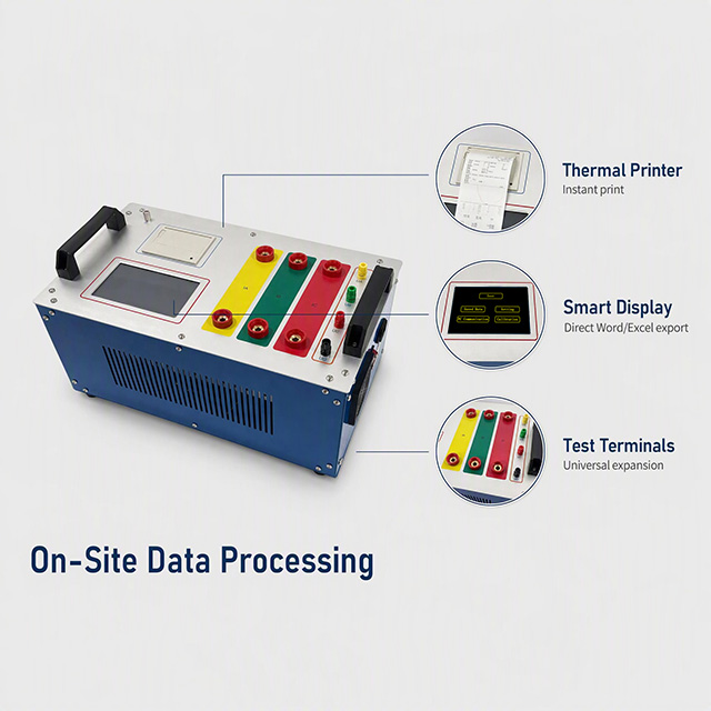 3-Phase Anti-interference Transformer Comprehensive Tester with Harmonic Analysis