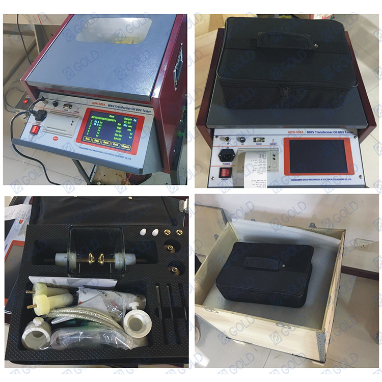 GDYJ-502A 80KV Transformer Oil BDV Tester Sold to El Salvador