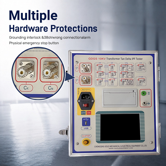 Anti-interference Variable Frequency Transformer Tan Delta Tester for Insulating Sleeve Test