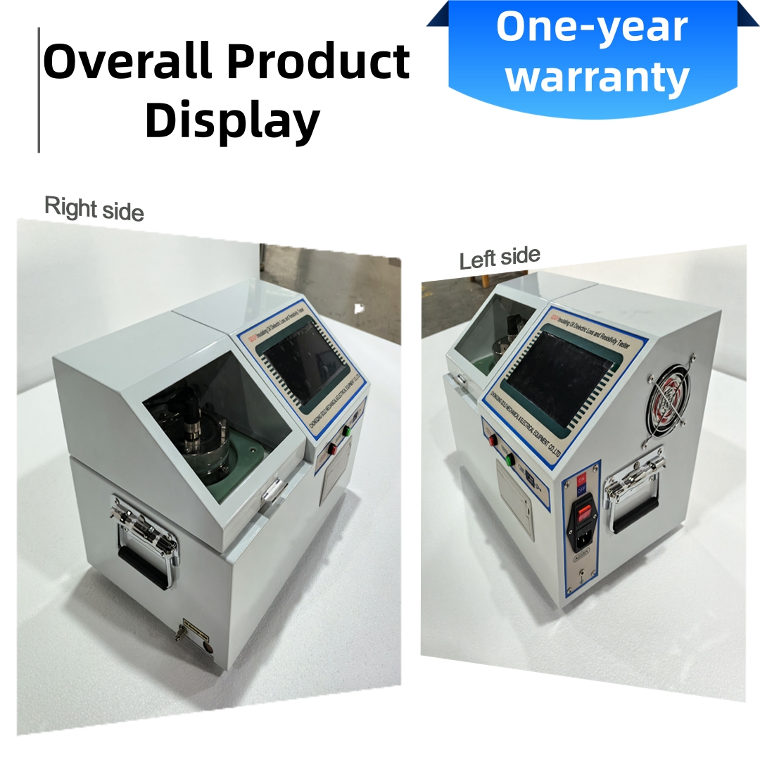 Oil Dissipation Factor Analyzer Oil Resistivity Dielectric Loss Equipment For Laboratory Testing