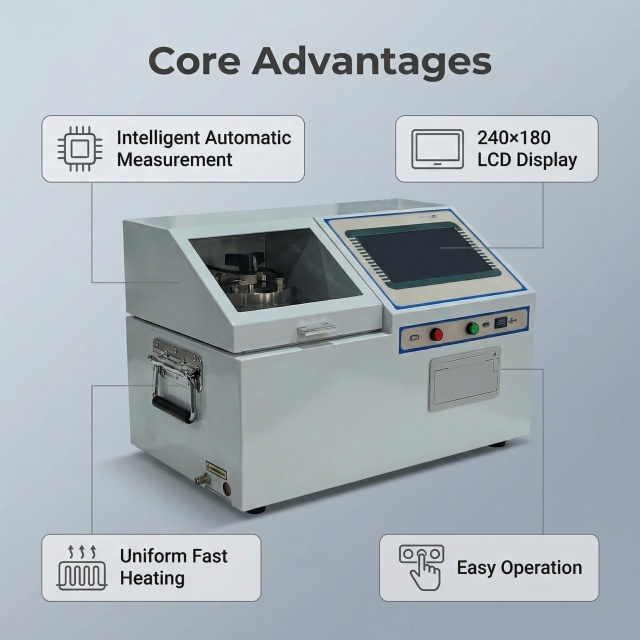 7-inch Touch Control Transformer Oil Test Set Oil Resistivity Dielectric Loss Equipment