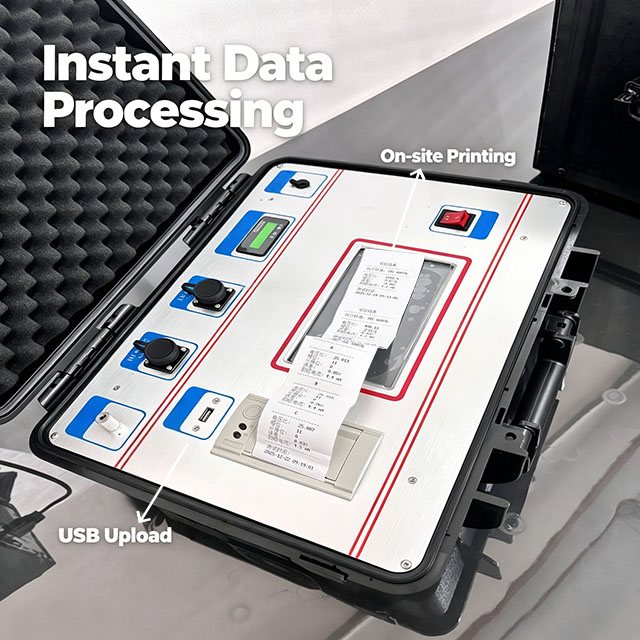 IEC60076 Z-type Transformer Turns Ratio Meter Substation Field Transformer Test Kit