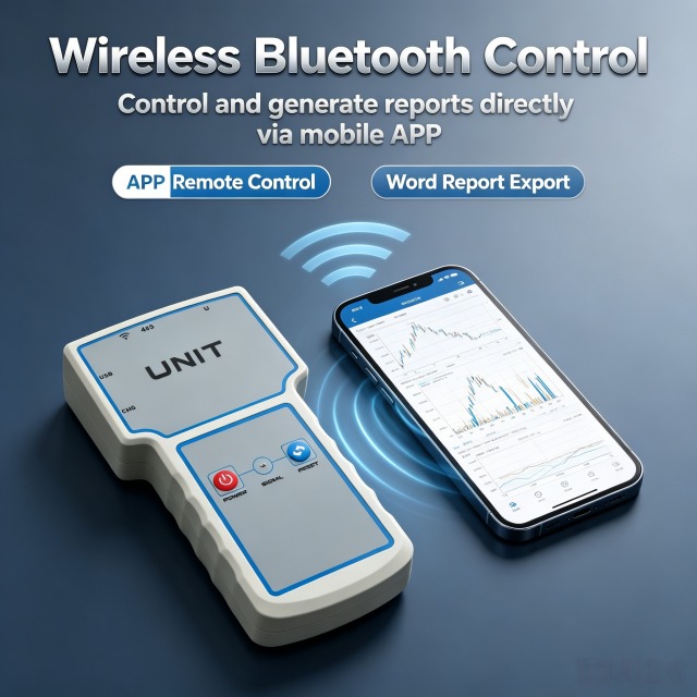 Bluetooth Wireless Surge Arrester Leakage Current Analyzer 3 Phase Wireless Zinc Oxide Arrester Tester