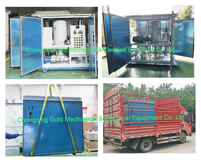 ZJA-1.8KY 1800L/H Double Stages Transformer Oil Purifier with Closed door ready for shipment