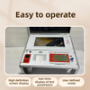 0~80KV Oil Dielectric Strength Tester Oil Analysis Test Kit for Electrical Equipment Testing